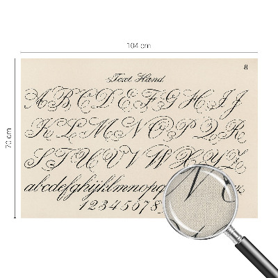 Gyerek fotótapéta Kalligrafikus írás