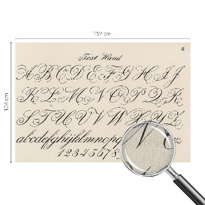 Gyerek fotótapéta Kalligrafikus írás