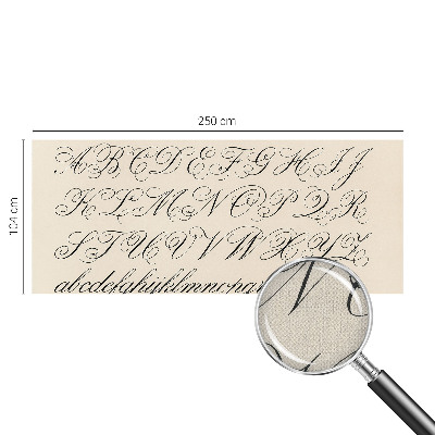 Gyerek fotótapéta Kalligrafikus írás