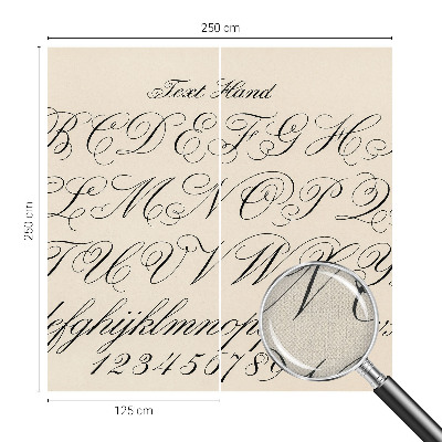 Gyerek fotótapéta Kalligrafikus írás