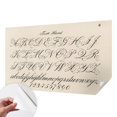 Gyerek fotótapéta Kalligrafikus írás