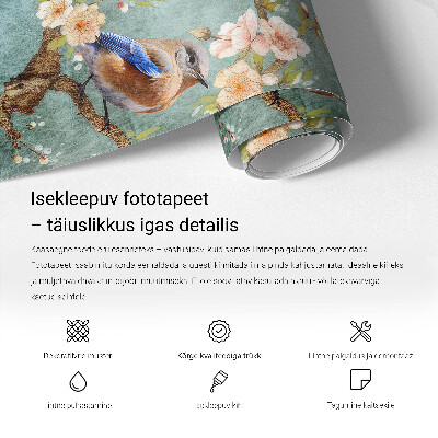Öntapadós poszter tapéta Hattyú és tavirózsák