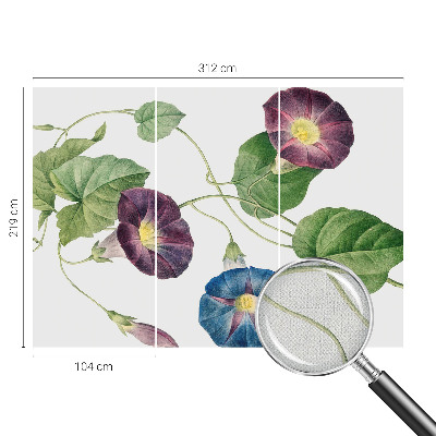 Öntapadós fotótapéta hálószobába Florisztikai elegancia