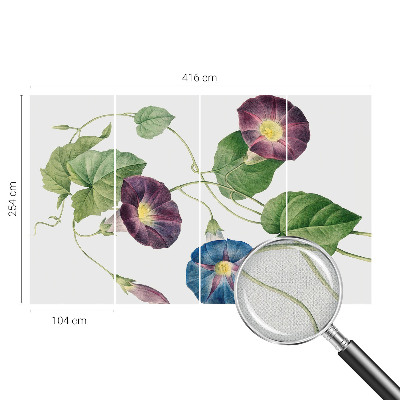 Öntapadós fotótapéta hálószobába Florisztikai elegancia