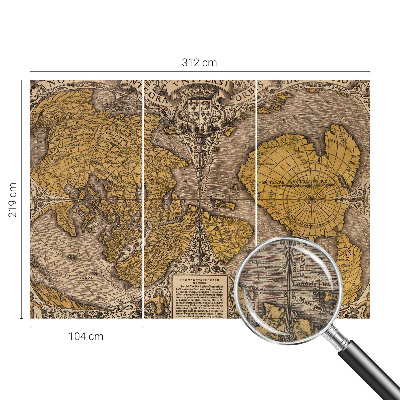 Fotótapéta lányoknak Történelmi térképészet