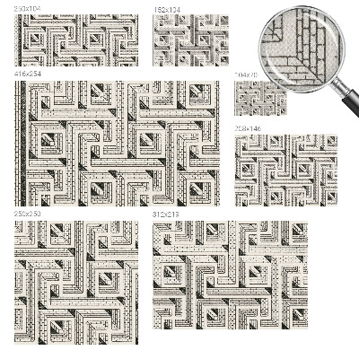 Fotótapéta 3D Tégla labirintus