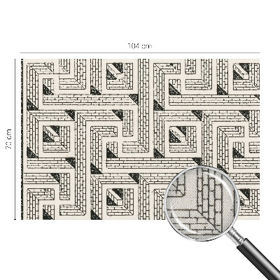 Fotótapéta 3D Tégla labirintus