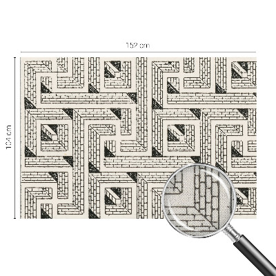 Fotótapéta 3D Tégla labirintus
