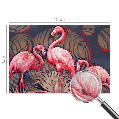 Fotótapéta gyerek Rózsaszín flamingók