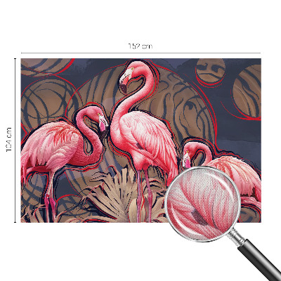 Fotótapéta gyerek Rózsaszín flamingók