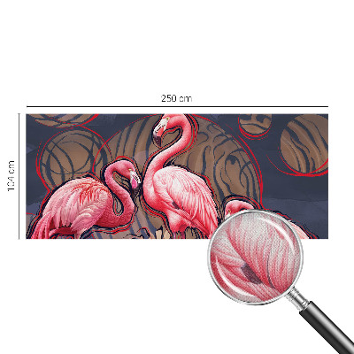 Fotótapéta gyerek Rózsaszín flamingók