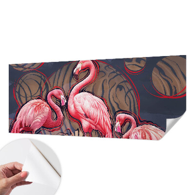 Fotótapéta gyerek Rózsaszín flamingók