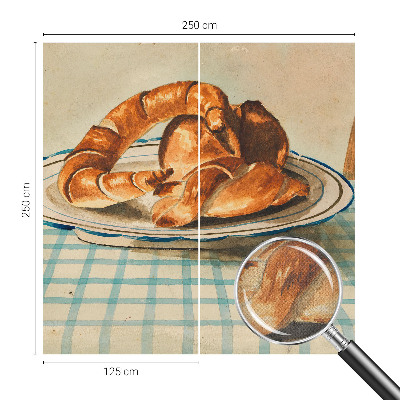 Különleges fotótapéta Konyhai pékáruk