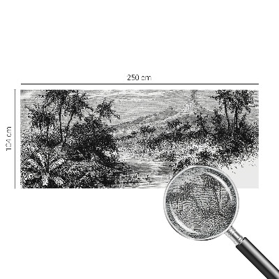 Fotótapéta gyerekszobába Egzotikus panoráma