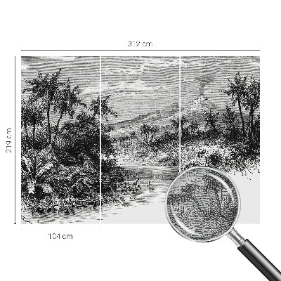 Fotótapéta gyerekszobába Egzotikus panoráma