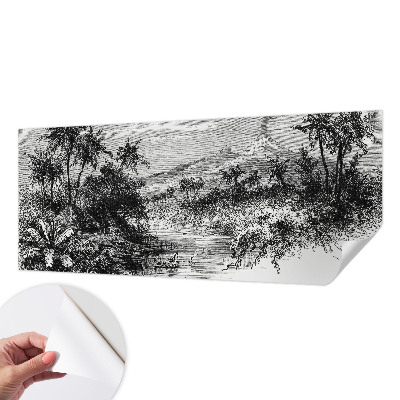 Fotótapéta gyerekszobába Egzotikus panoráma