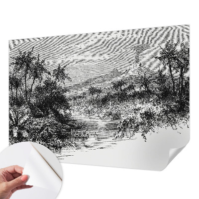 Fotótapéta gyerekszobába Egzotikus panoráma