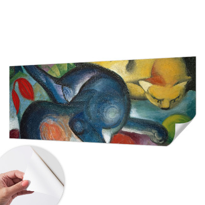 Öntapadó tapéta Macskaművészet