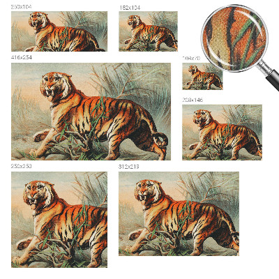 Fotótapéta 3D Tigris természet
