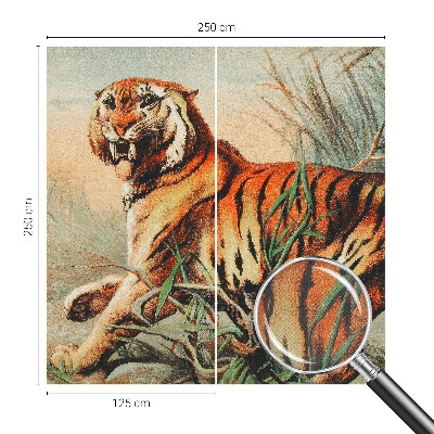 Fotótapéta 3D Tigris természet