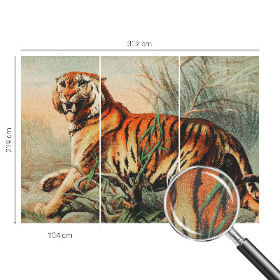 Fotótapéta 3D Tigris természet