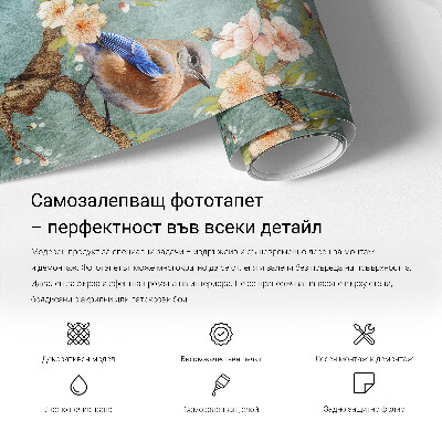 Öntapadós fotótapéta hálószobába Természetes madár