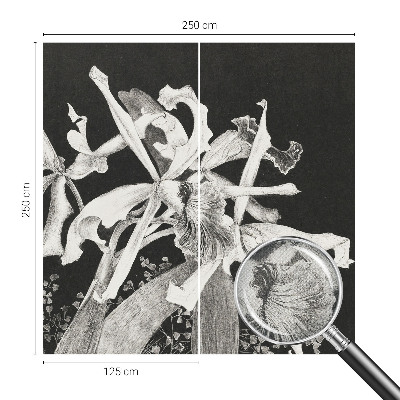 Fotótapéta 3D Orchidea illusztráció