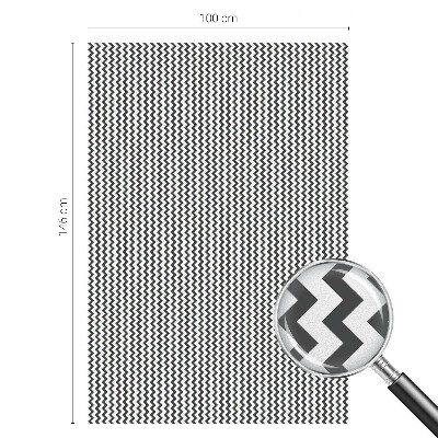 Öntapadós belátásgátló fólia Cikcakk minta