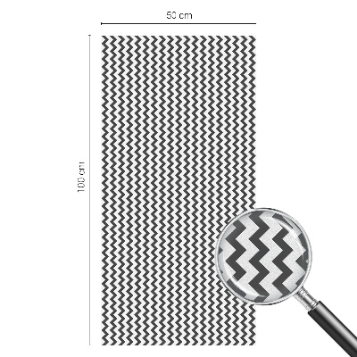 Öntapadós belátásgátló fólia Cikcakk minta