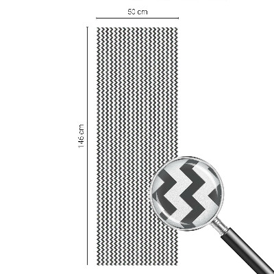 Öntapadós belátásgátló fólia Cikcakk minta