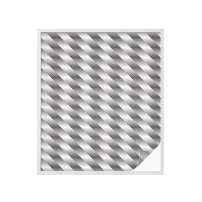 Öntapadós ablakfólia ólomüveg mintával Geometrikus csíkok