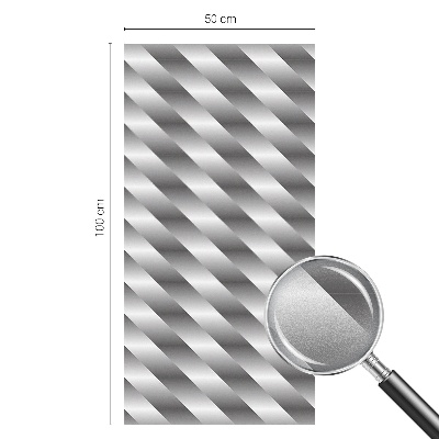 Öntapadós ablakfólia ólomüveg mintával Geometrikus csíkok