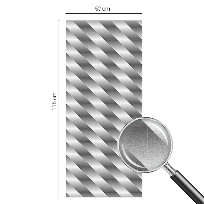 Öntapadós ablakfólia ólomüveg mintával Geometrikus csíkok