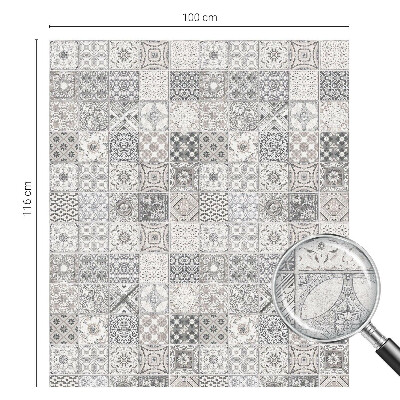 Öntapadós üvegfólia vitrázs mintával Csempézett minták