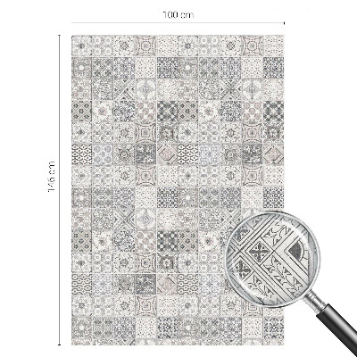 Öntapadós üvegfólia vitrázs mintával Csempézett minták