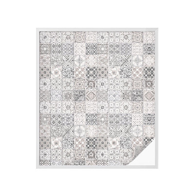 Öntapadós üvegfólia vitrázs mintával Csempézett minták