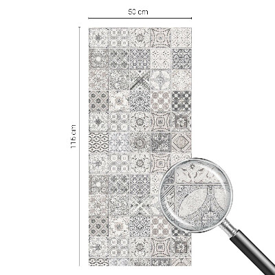 Öntapadós üvegfólia vitrázs mintával Csempézett minták