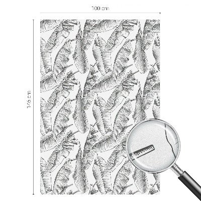 Színes mintás ablakfólia Trópusi levelek