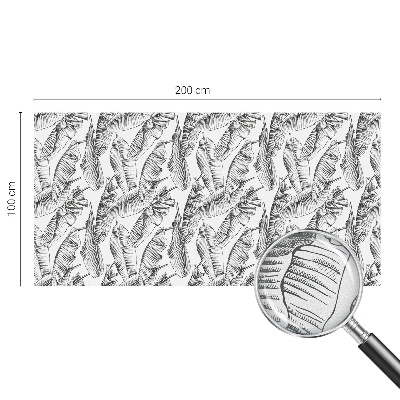 Színes mintás ablakfólia Trópusi levelek