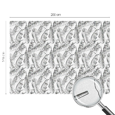 Színes mintás ablakfólia Trópusi levelek