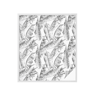 Színes mintás ablakfólia Trópusi levelek