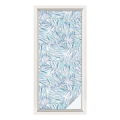 Dekoratív üvegfólia ablakra Botanikai minta