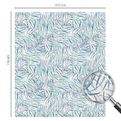 Dekoratív üvegfólia ablakra Botanikai minta