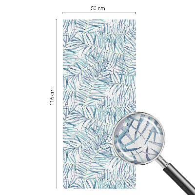 Dekoratív üvegfólia ablakra Botanikai minta