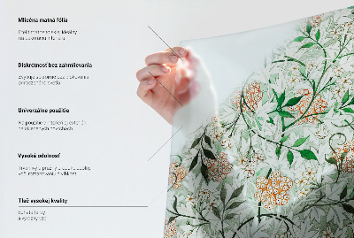 Öntapadós ablakfólia ólomüveg mintával Geometriai illúzió