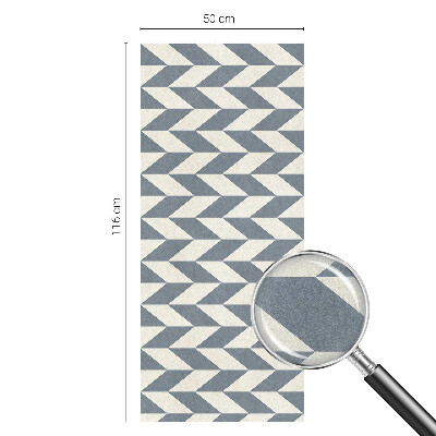 Öntapadós ablakfólia ólomüveg mintával Geometriai illúzió