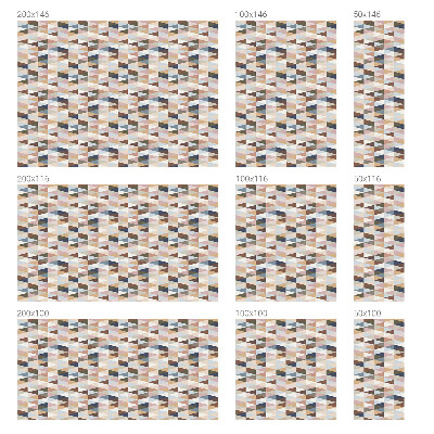 Öntapadós ablakfólia ólomüveg mintával Pasztell szimmetria