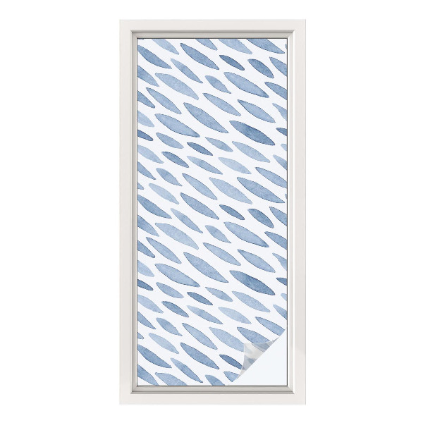 Öntapadós belátásgátló fólia Kék ecsetvonások