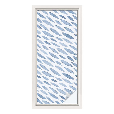 Öntapadós belátásgátló fólia Kék ecsetvonások