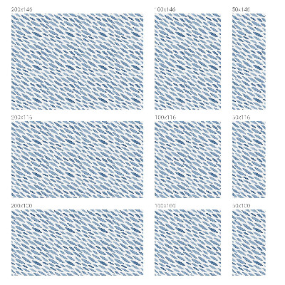 Öntapadós belátásgátló fólia Kék ecsetvonások